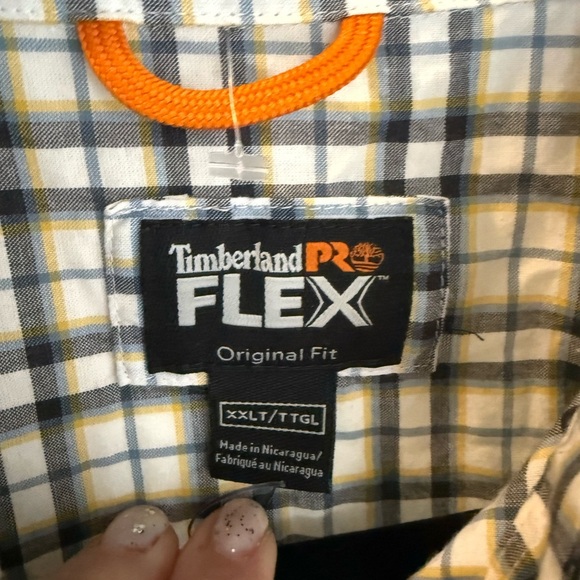 Timberland Pro Flex, Original fit short sleeve button down • Men’s XXLT - Picture 5 of 8